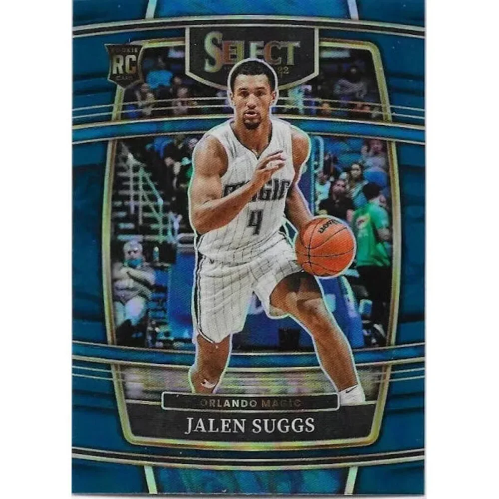 2021-22 Panini Select Jalen Suggs Rookies Blue Prizm 27 Orlando Magic